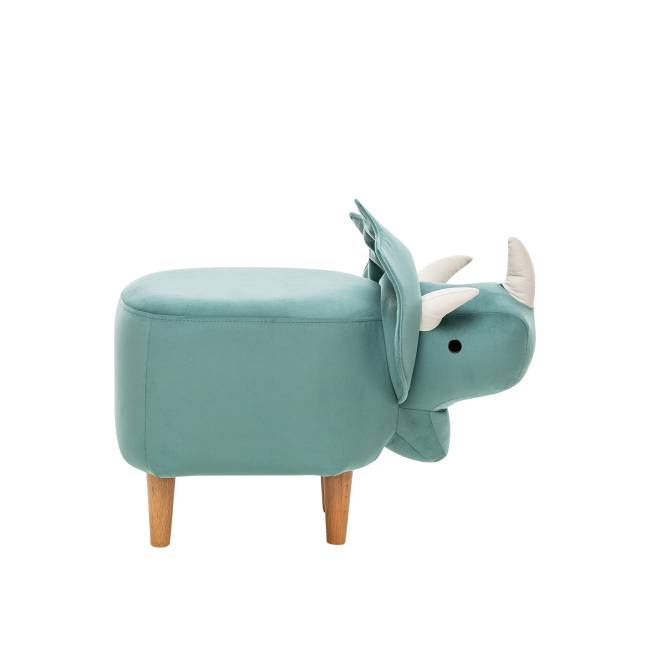 Пуф Leset Dino COMBI V43 зелёный, компаньон V01 белый Бук