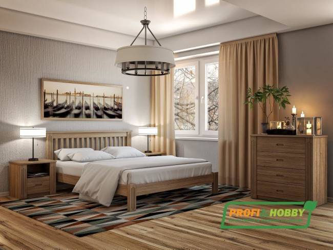 Кровать Rino 2000 х 2000 ясень, белёный