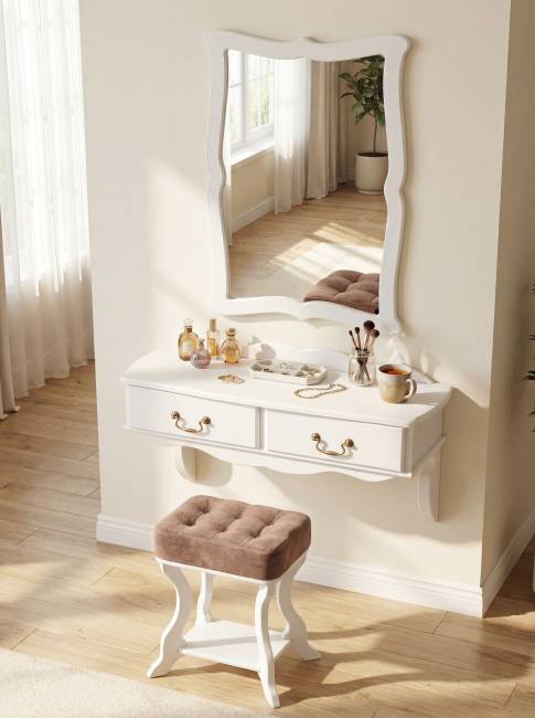 Банкетка Берже 26 белый ясень