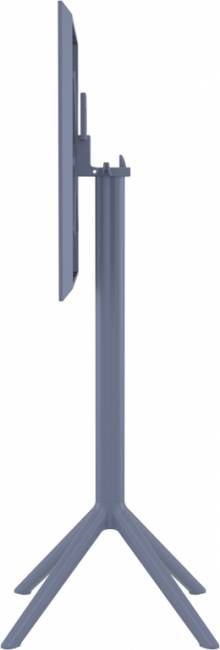 Стол пластиковый барный складной Sky Folding Bar Table 60 темно-серый 600х600х1080 мм Стол пластиковый барный складной Sky Folding Bar Table 60 темно-серый 600х600х1080 мм