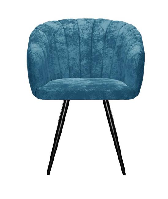 Стул DikLine 442 поворотный, M19 бирюза, ножки черные