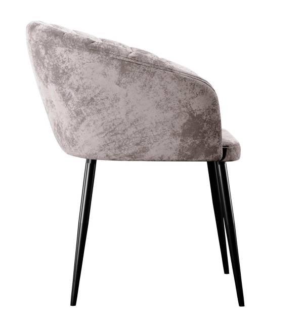 Стул DikLine 442 поворотный, M02 бежевый, ножки черные