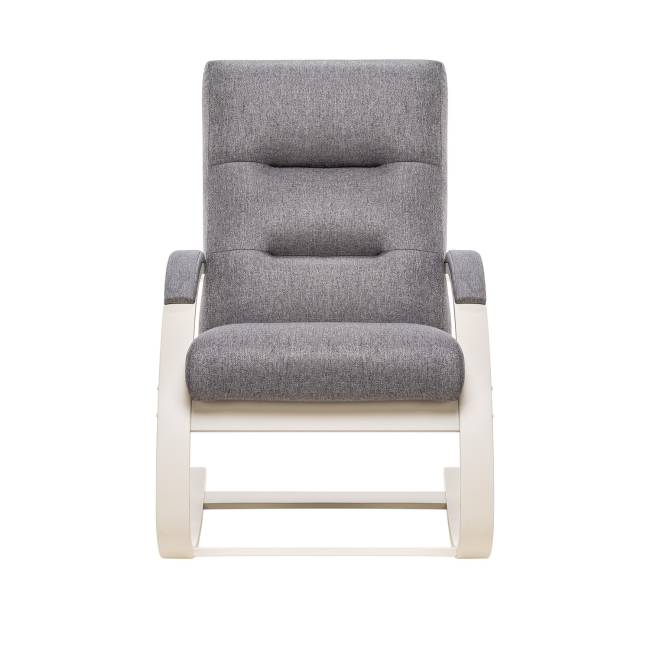 Кресло-качалка Leset Милано Слоновая кость Malmo 90 (серый)