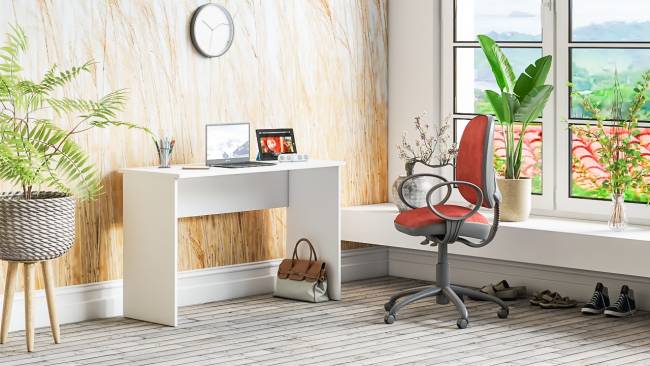 Стол письменный Мори МСП1200.1 цвет белый