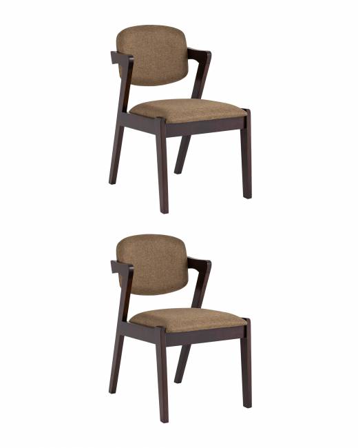 Стул обеденный VIVA кофейный 2 шт.