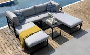 Двойной шезлонг Marta из алюминия