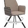 Стул DikLine 293 поворотный SB4/A2 бежевый, ножки черные