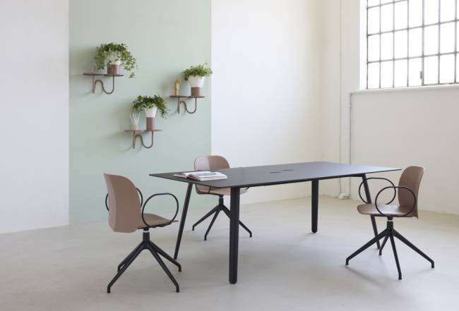 Ваза для цветов Mimosa лен, тортора Ø195х310 мм Ваза для цветов Mimosa лен, тортора Ø195х310 мм