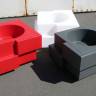 Кашпо пластиковое Cubic Yo Standard 720х720х460 мм